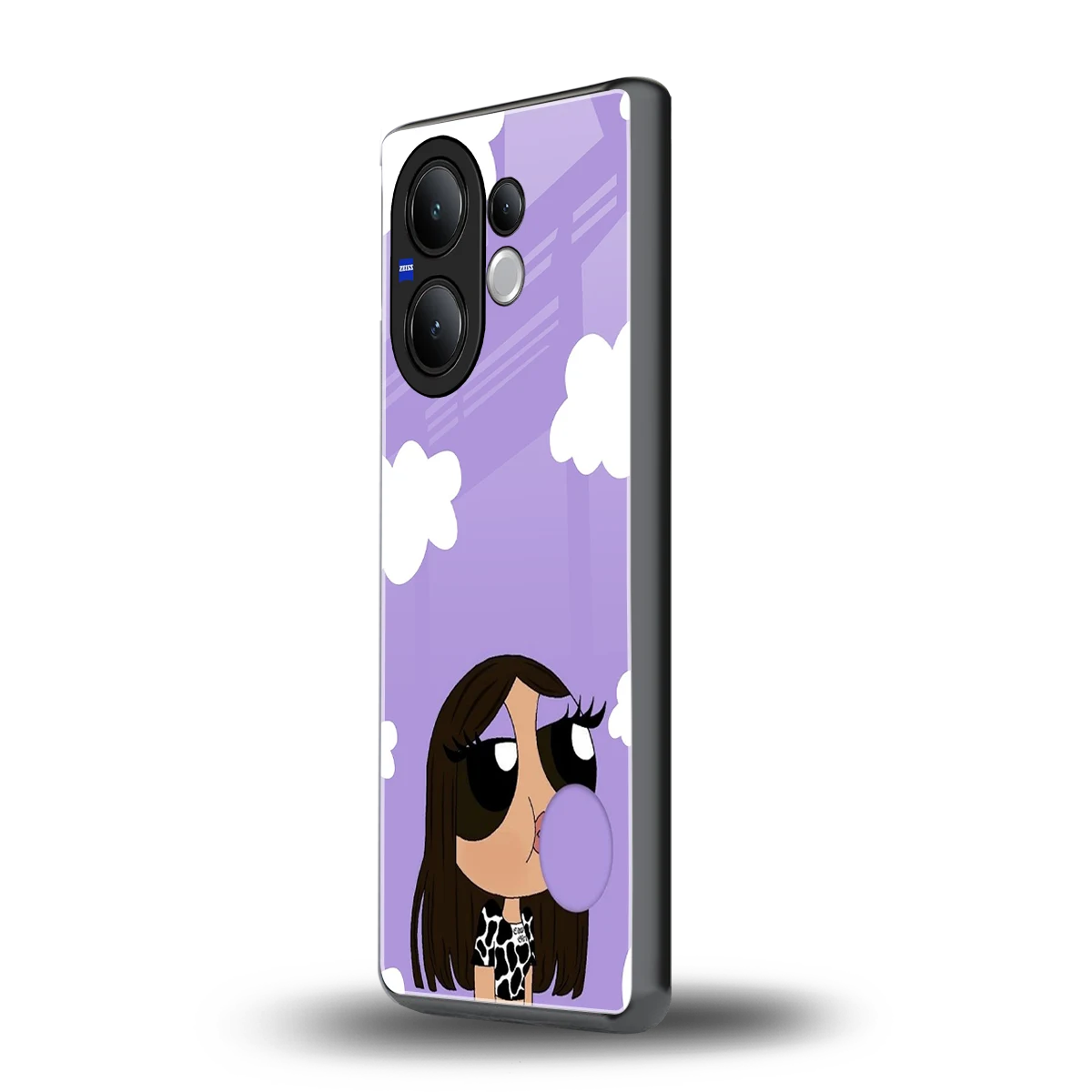 Grape Chic vivo v60 mobile cover | shockproof glass phone case