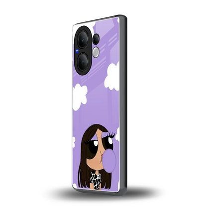 Grape Chic vivo v60 mobile cover | shockproof glass phone case