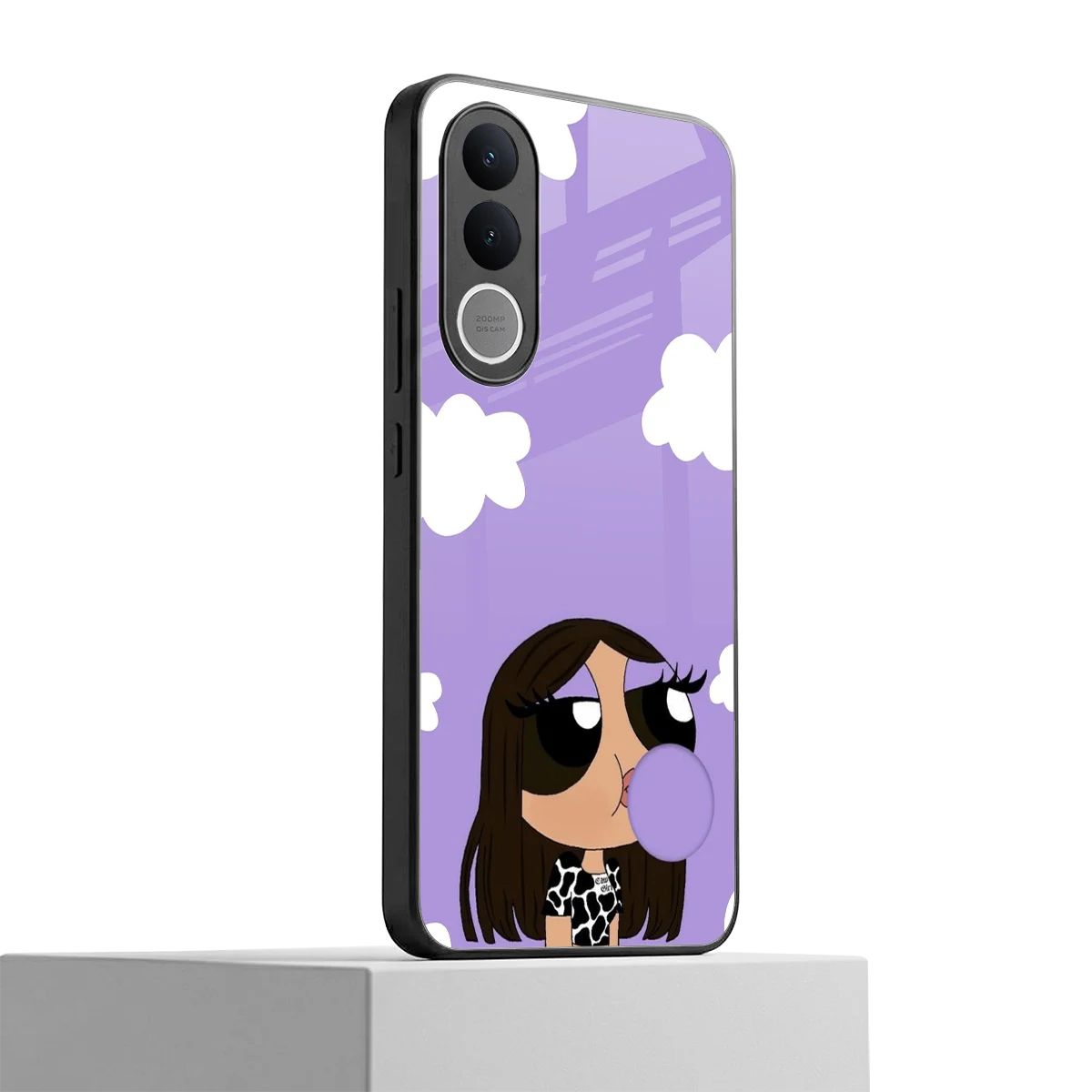 Grape Chic vivo v70 fe mobile cover | shockproof glass phone case
