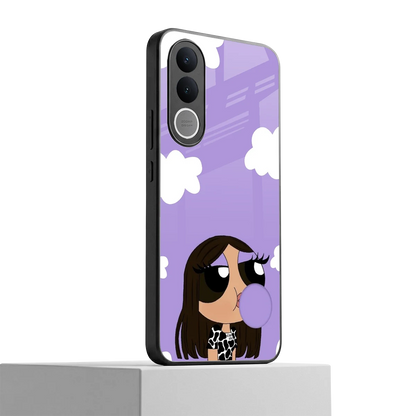 Grape Chic vivo v70 fe mobile cover | shockproof glass phone case