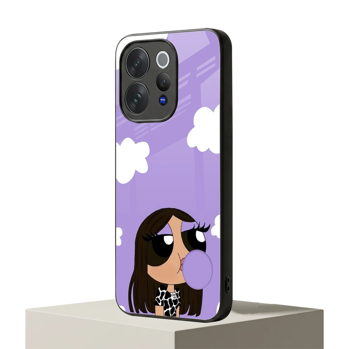 Grape Chic vivo v70 elite mobile cover | shockproof glass phone case