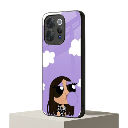 Grape Chic vivo v70 elite mobile cover | shockproof glass phone case