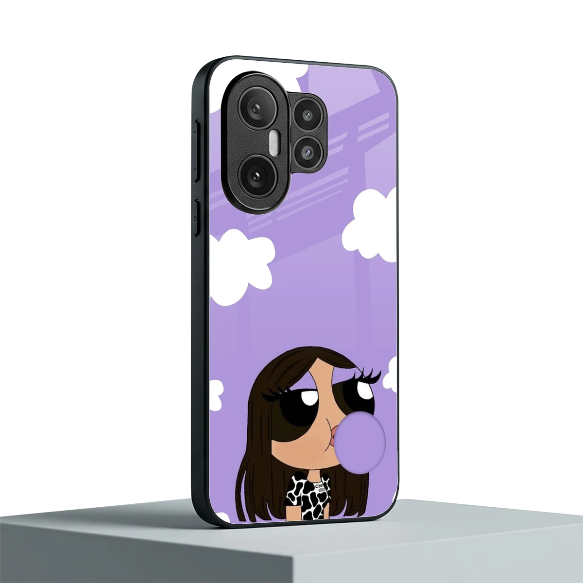 Grape Chic vivo x200 fe mobile cover | shockproof glass phone case