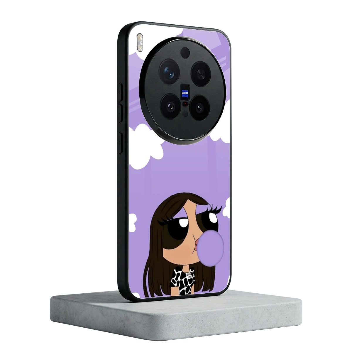 Grape Chic vivo x300 pro mobile cover | shockproof glass phone case