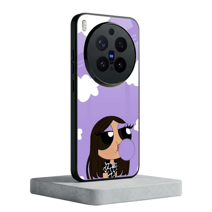 Grape Chic vivo x300 pro mobile cover | shockproof glass phone case