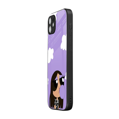 Grape Chic iphone 12 mobile cover | shockproof glass phone case