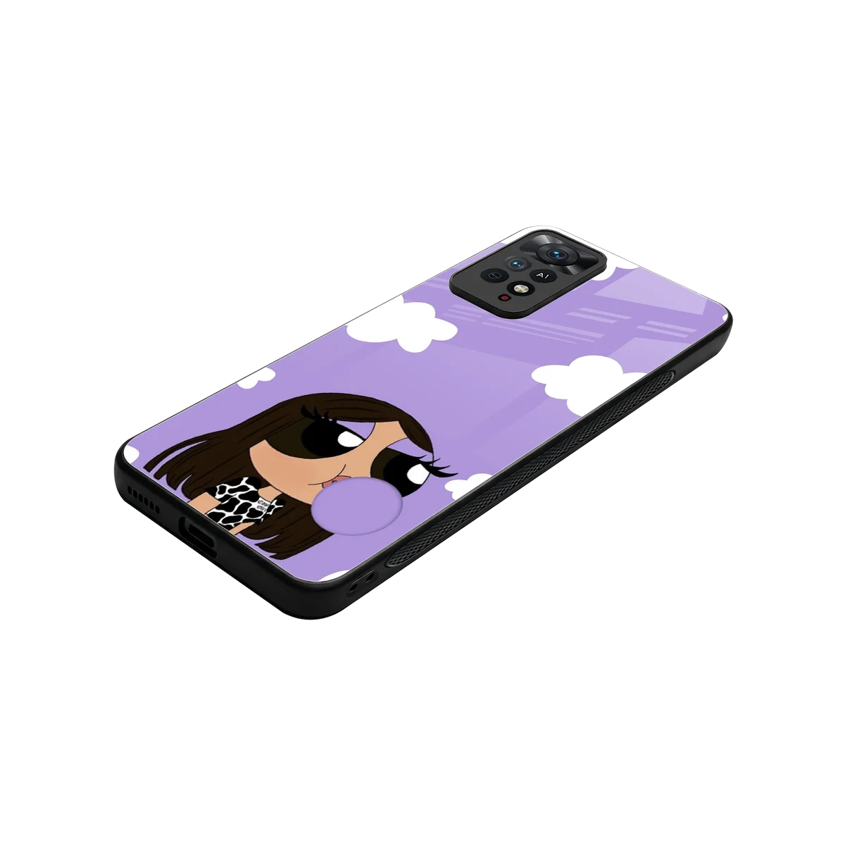 Grape Chic stylish phone case for redmi note 11 pro | glossy glass and slim fit