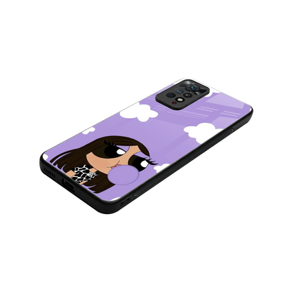 Grape Chic stylish phone case for redmi note 11 pro | glossy glass and slim fit