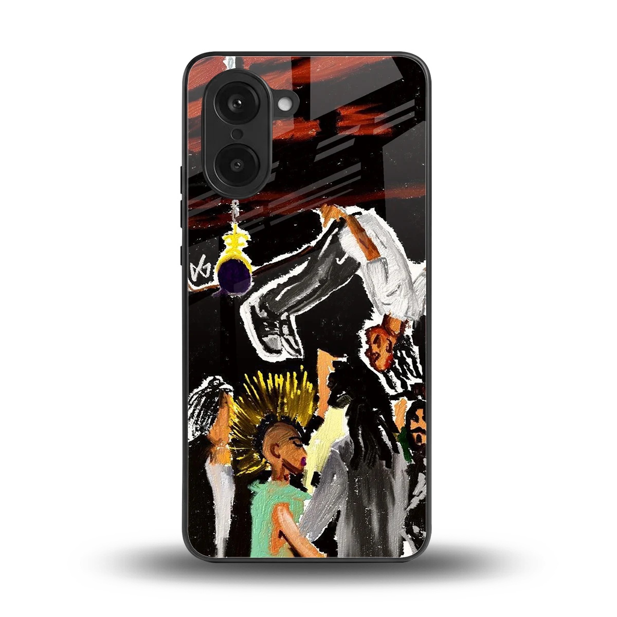Gravity Break back phone cover | glass case for oneplus nord ce5 5g