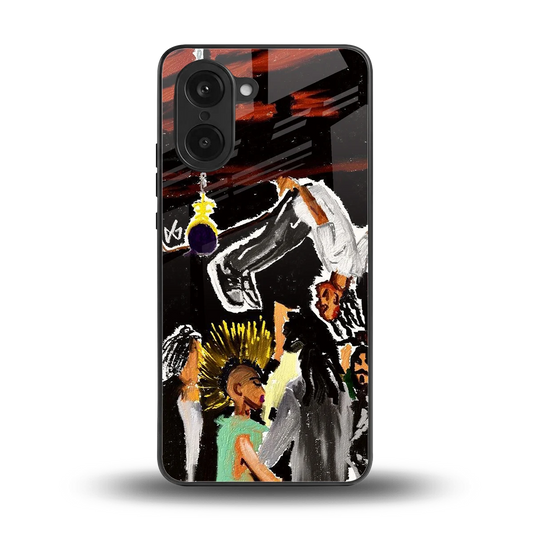Gravity Break back phone cover | glass case for oneplus nord ce5 5g