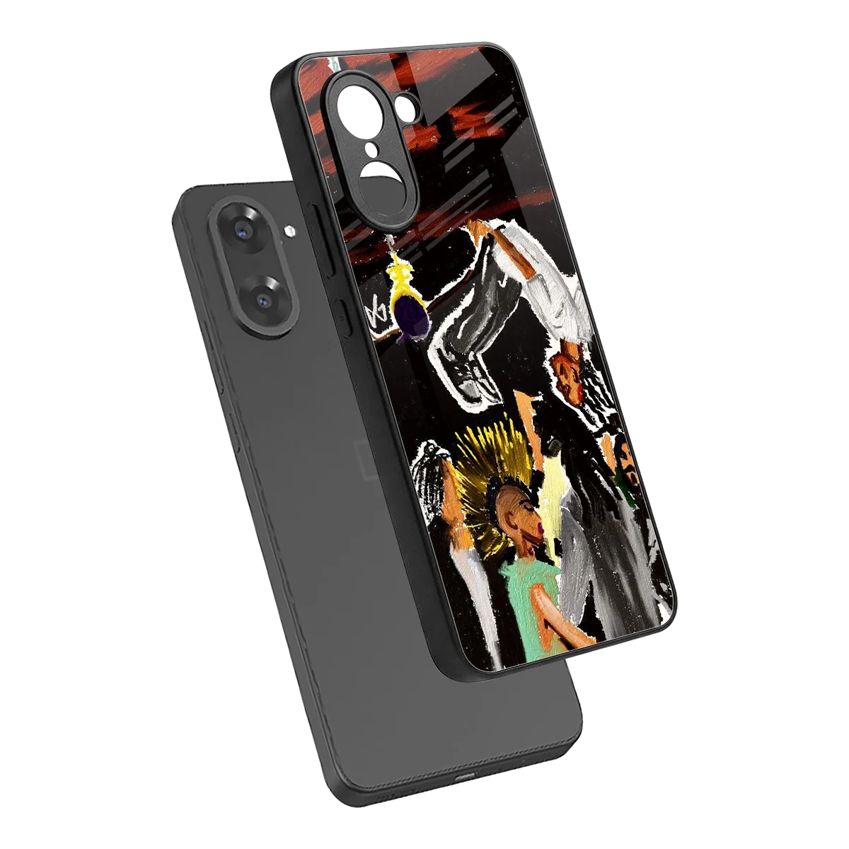 Gravity Break sleek oneplus nord ce5 5g cover with tempered glass back and TPU edges