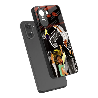 Gravity Break sleek oneplus nord ce5 5g cover with tempered glass back and TPU edges