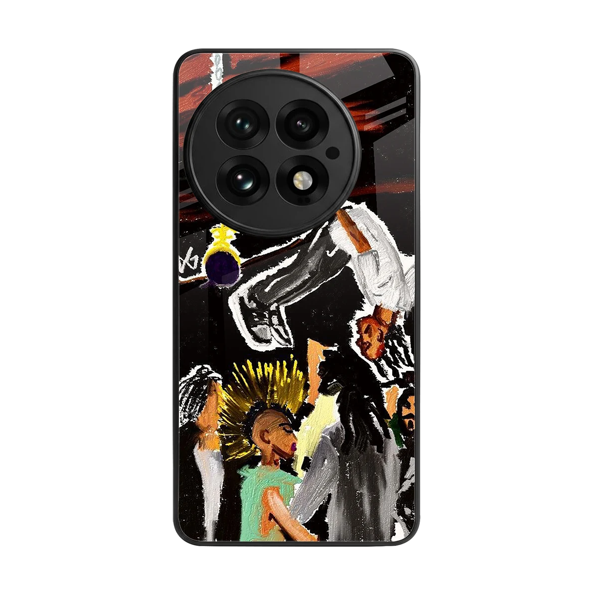 Gravity Break back phone cover | glass case for oneplus 13