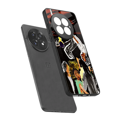 Gravity Break sleek oneplus 13 cover with tempered glass back and TPU edges