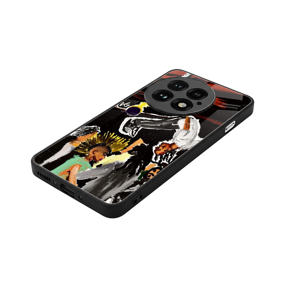 Gravity Break stylish phone case for oneplus 13 | glossy glass and slim fit