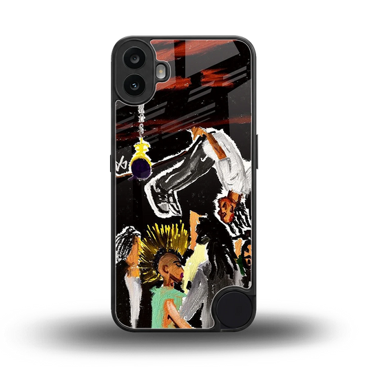 Gravity Break back phone cover | glass case for cmf nothing phone 1
