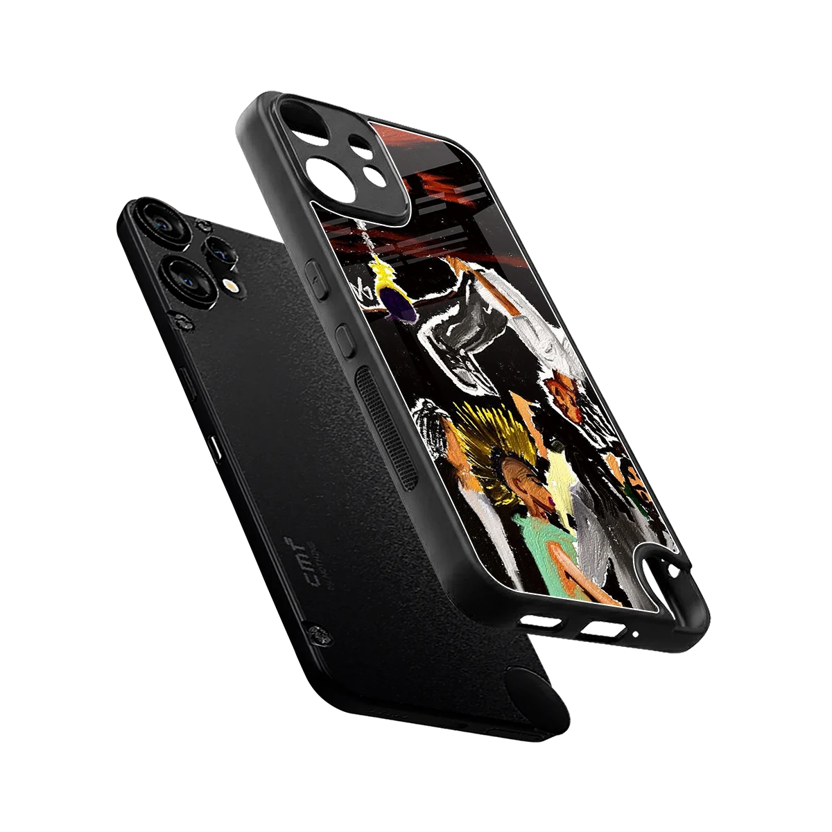 Gravity Break sleek cmf nothing phone 2 pro cover with tempered glass back and TPU edges