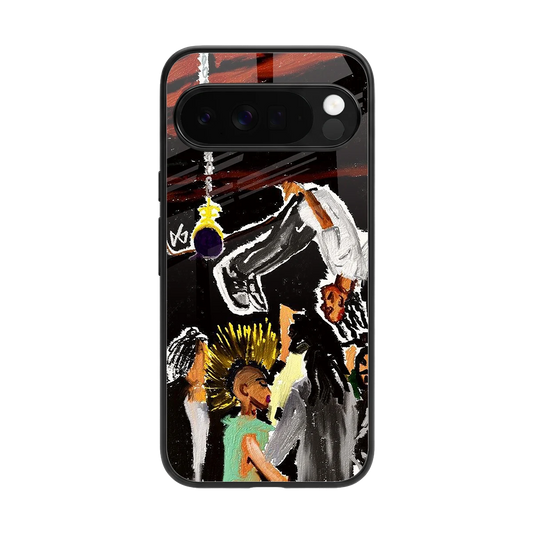 Gravity Break back phone cover | glass case for google pixel 10 pro xl
