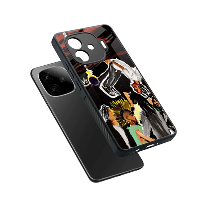 Gravity Break sleek iqoo neo 10r 5g cover with tempered glass back and TPU edges
