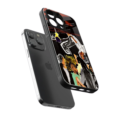 Gravity Break sleek iphone 13 pro cover with tempered glass back and TPU edges