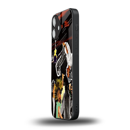 Gravity Break iphone 16 plus mobile cover | shockproof glass phone case