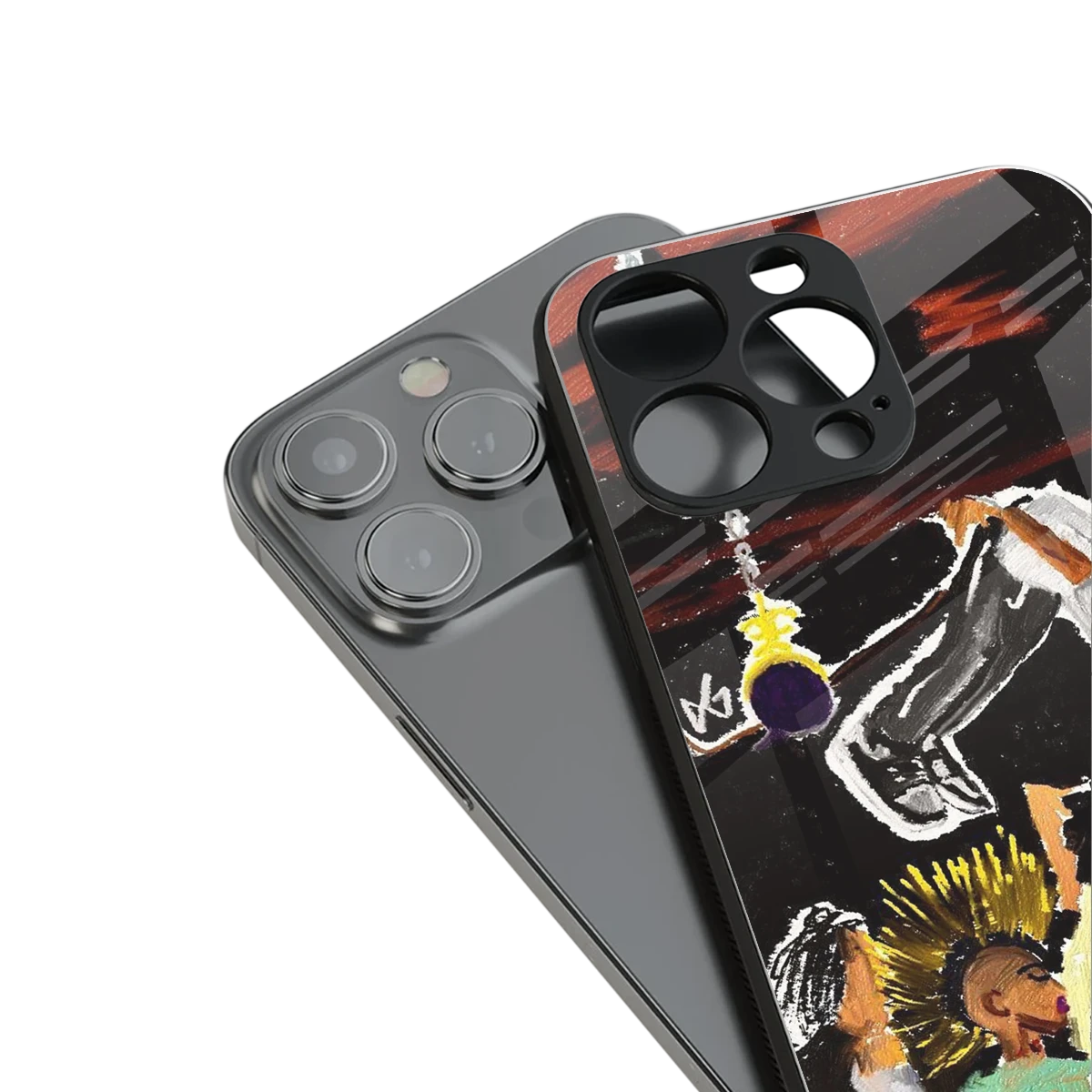 Gravity Break stylish phone case for iphone 13 pro | glossy glass and slim fit