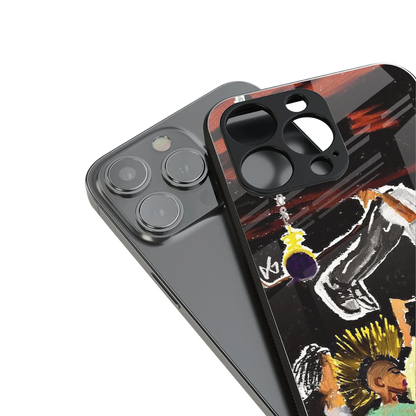 Gravity Break stylish phone case for iphone 14 | glossy glass and slim fit