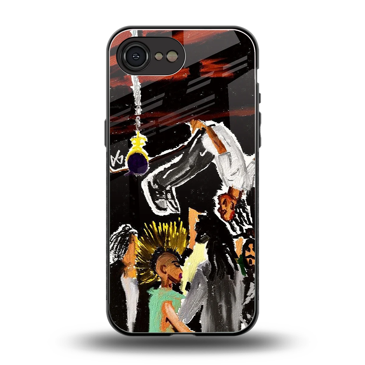 Gravity Break back phone cover | glass case for iphone 17e