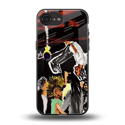 Gravity Break back phone cover | glass case for iphone 17e