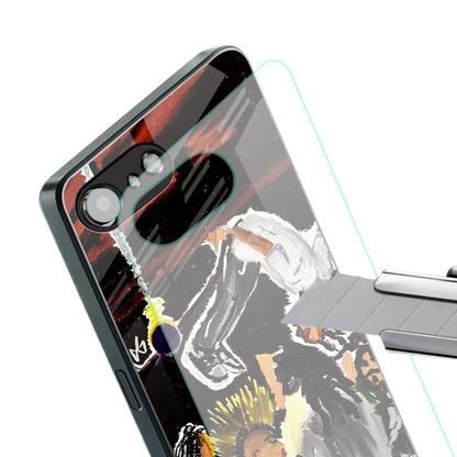 Gravity Break stylish phone case for iphone 17e | glossy glass and slim fit