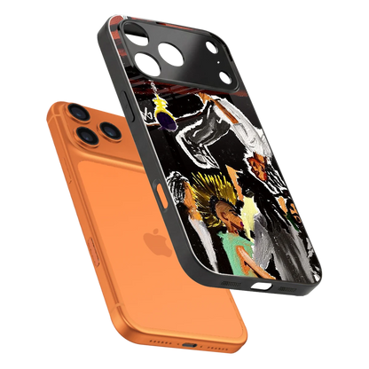 Gravity Break sleek iphone 17 pro cover with tempered glass back and TPU edges