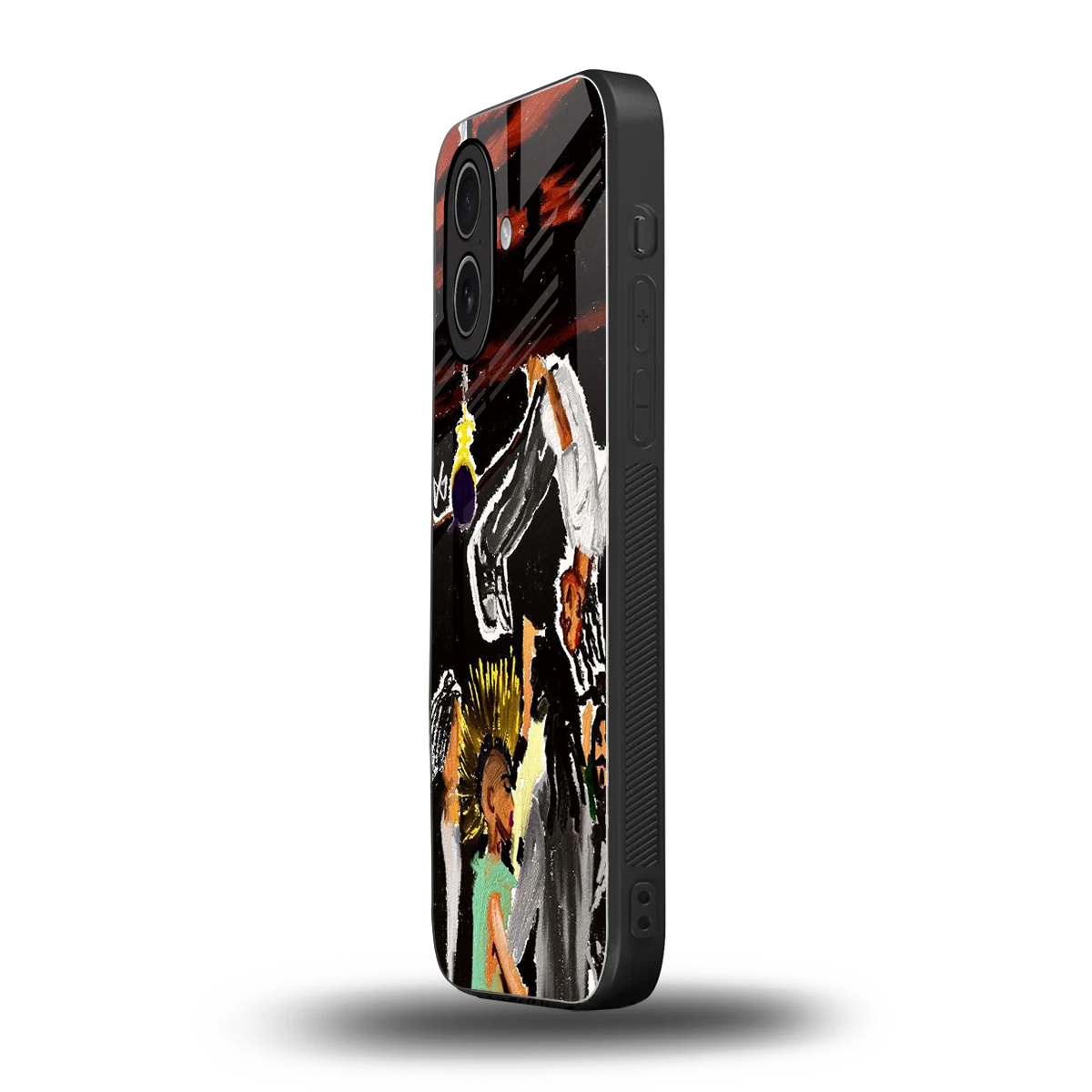 Gravity Break iphone 17 mobile cover | shockproof glass phone case