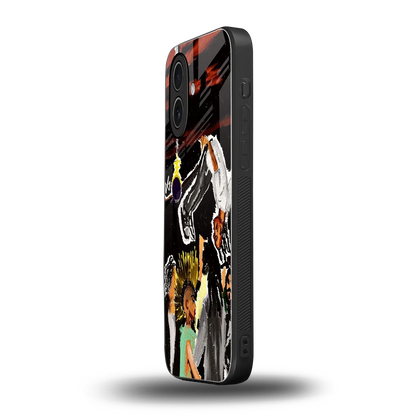 Gravity Break iphone 17 mobile cover | shockproof glass phone case