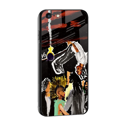 Gravity Break sleek iphone 6s cover with tempered glass back and TPU edges