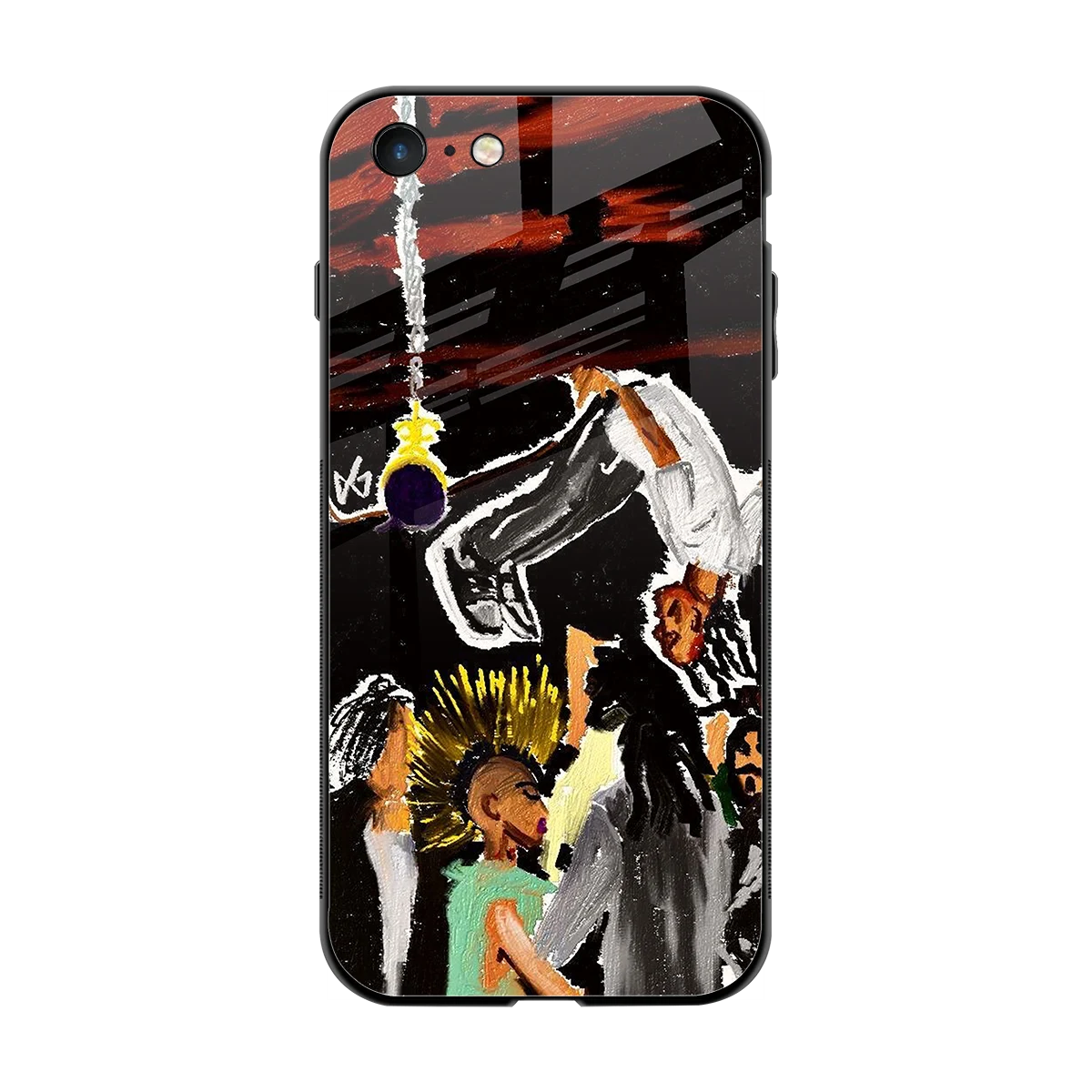 Gravity Break back phone cover | glass case for iphone 7