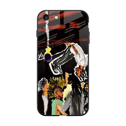 Gravity Break back phone cover | glass case for iphone 7