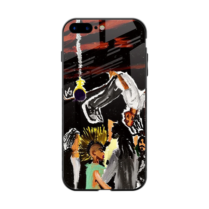 Gravity Break back phone cover | glass case for iphone 8 plus