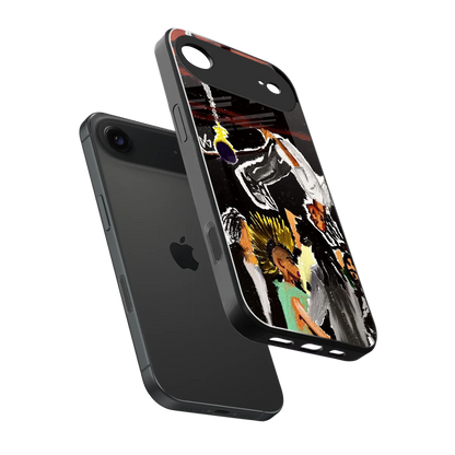 Gravity Break sleek iphone air cover with tempered glass back and TPU edges