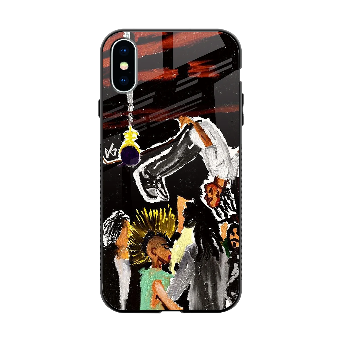 Gravity Break back phone cover | glass case for iphone x