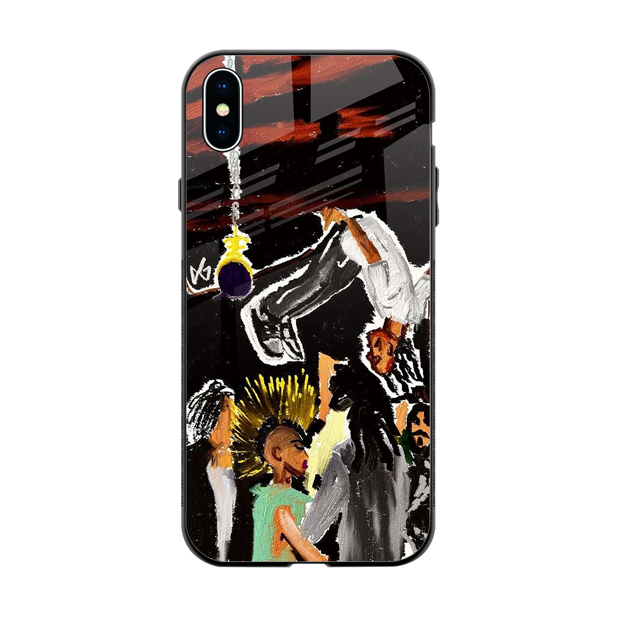 Gravity Break back phone cover | glass case for iphone xs max