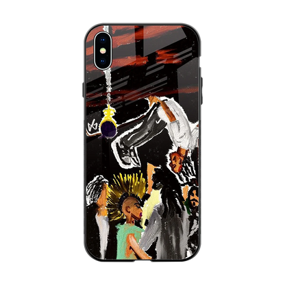 Gravity Break back phone cover | glass case for iphone xs max
