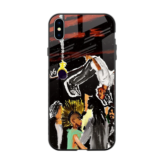 Gravity Break back phone cover | glass case for iphone xs max