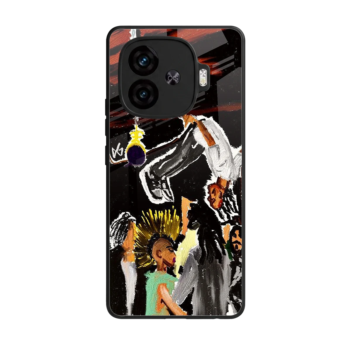 Gravity Break back phone cover | glass case for iqoo neo 10r 5g