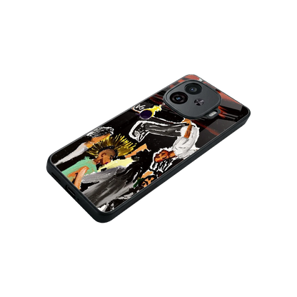 Gravity Break stylish phone case for iqoo neo 10r 5g | glossy glass and slim fit