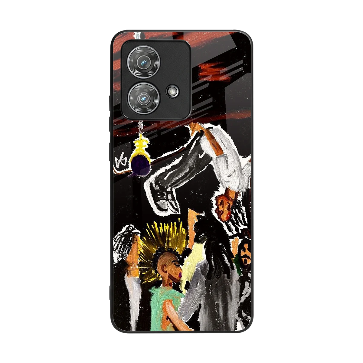 Gravity Break back phone cover | glass case for motorola edge 40 neo 5g