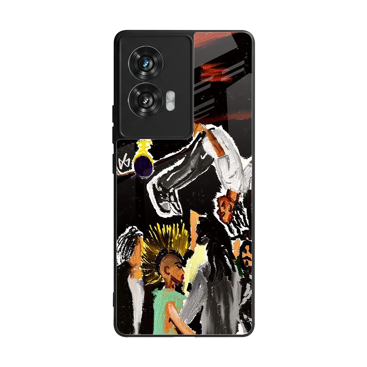 Gravity Break back phone cover | glass case for motorola edge 50 fusion