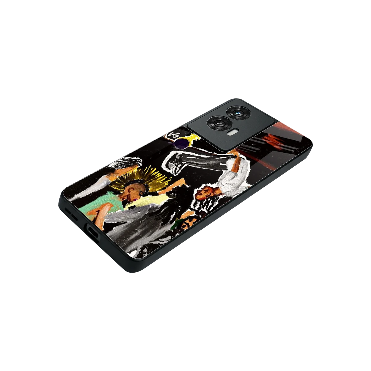 Gravity Break stylish phone case for motorola edge 50 fusion | glossy glass and slim fit
