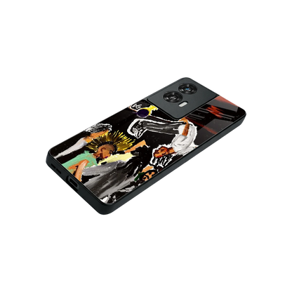 Gravity Break stylish phone case for motorola edge 50 fusion | glossy glass and slim fit
