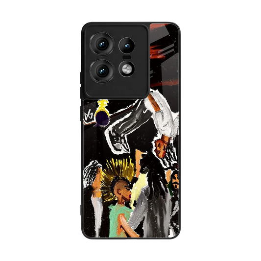 Gravity Break back phone cover | glass case for motorola edge 50 pro