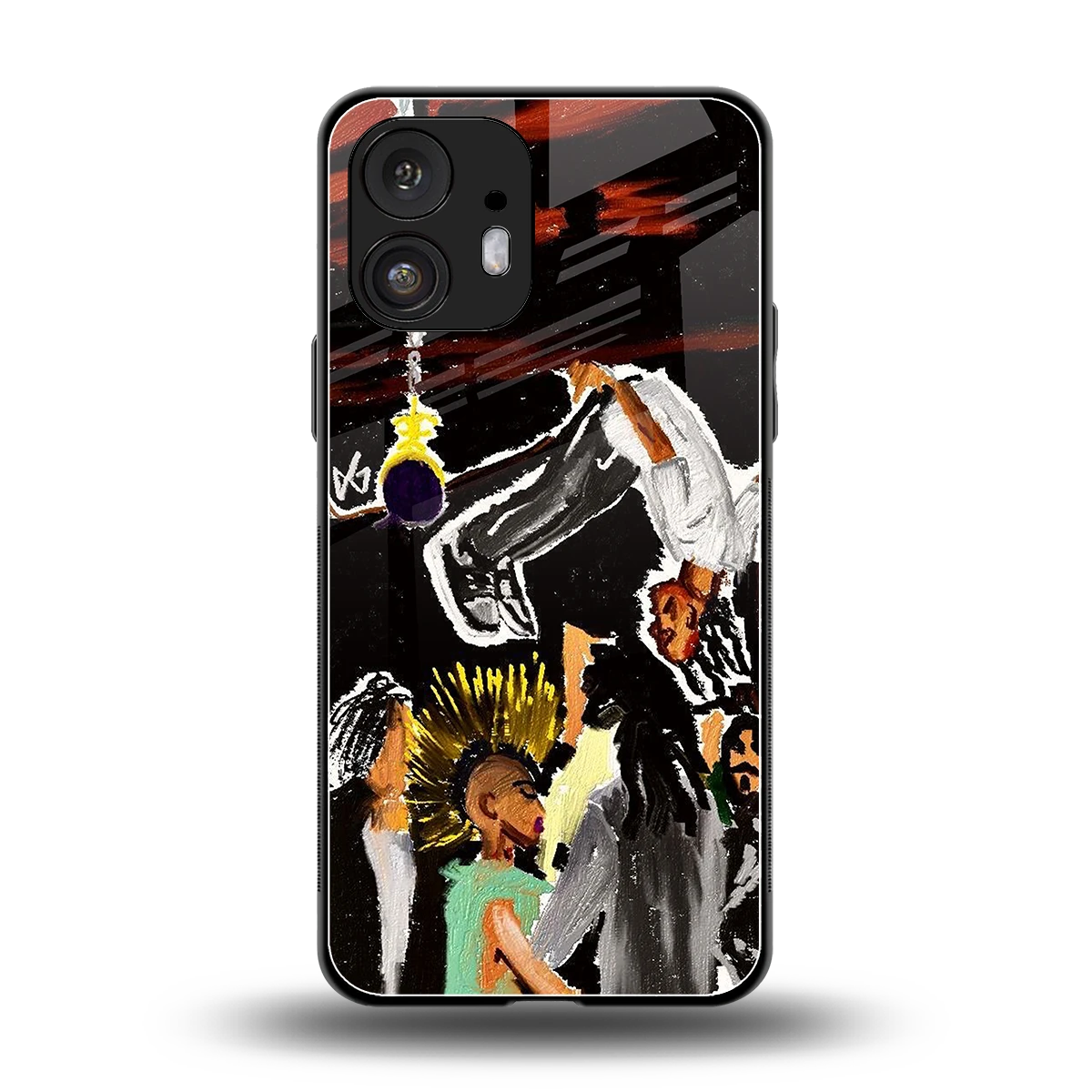 Gravity Break back phone cover | glass case for nothing phone 2